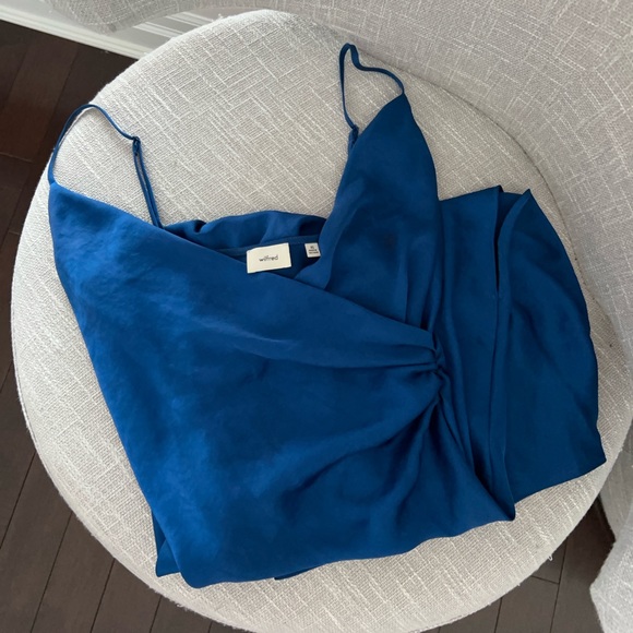 ARITZIA SCENERY DRESS IN ULTRAMARINE BLUE - Picture 5 of 6